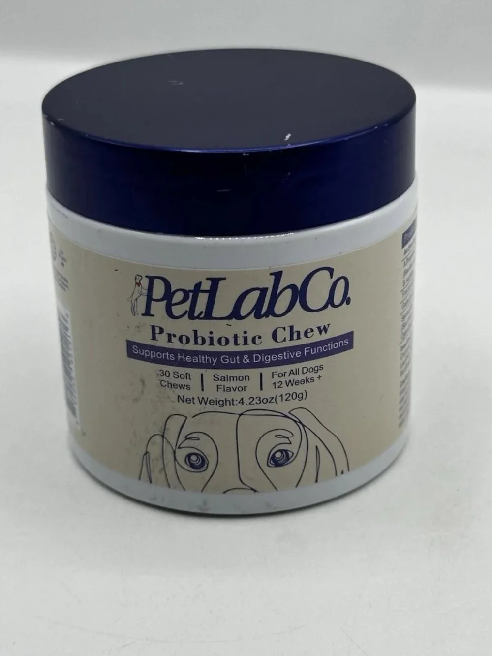 PetLab Co. Allergy & Immune Probiotic Soft Chews for Dogs – 30 Salmon Chews